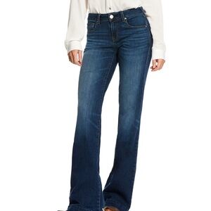 ARIAT WOMEN'S KELSEA TROUSER STRETCH WIDE LEG JEANS